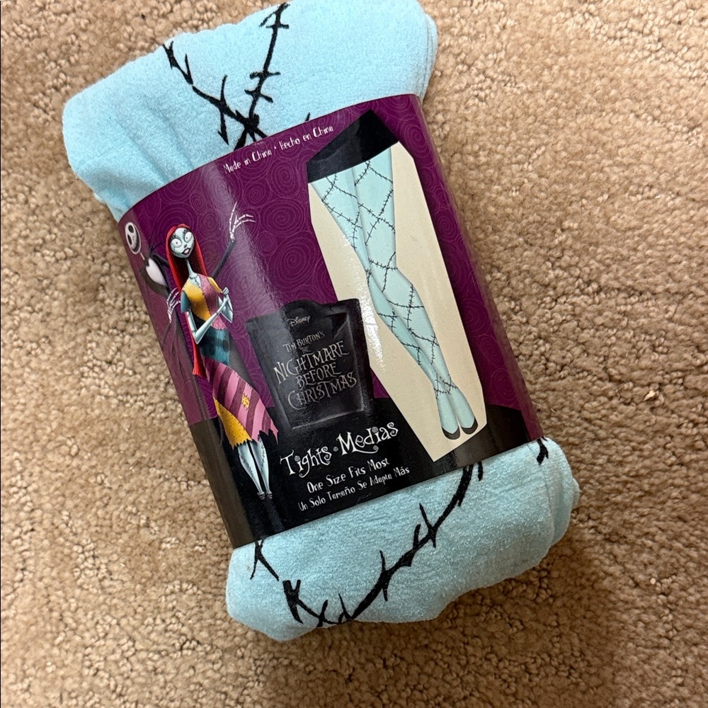 Disney Light Blue Sally Nightmare Before Christmas Tights